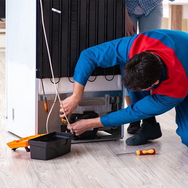 how much do you charge for refrigerator repair services in Bowers